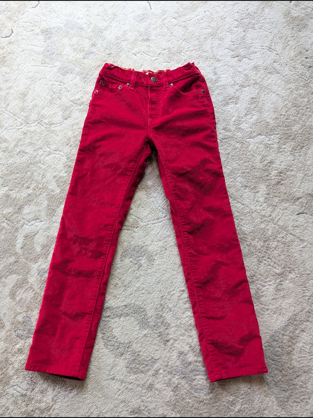 Crewcuts Red Corduroy Pants (Boys 8)